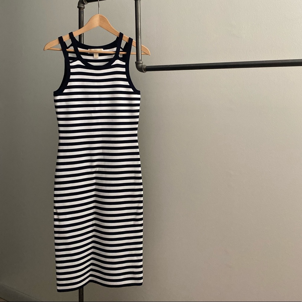 •Michael Kors• Striped Bodycon Dress